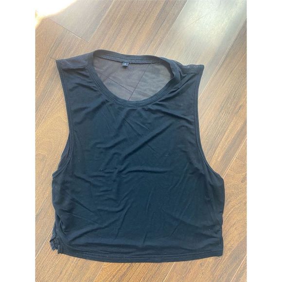 Sheer Mesh Workout Top